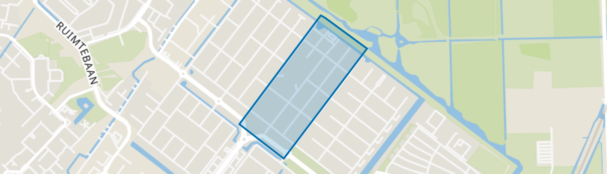 Zuid-Hollandbuurt-Noordmidden, Zoetermeer map