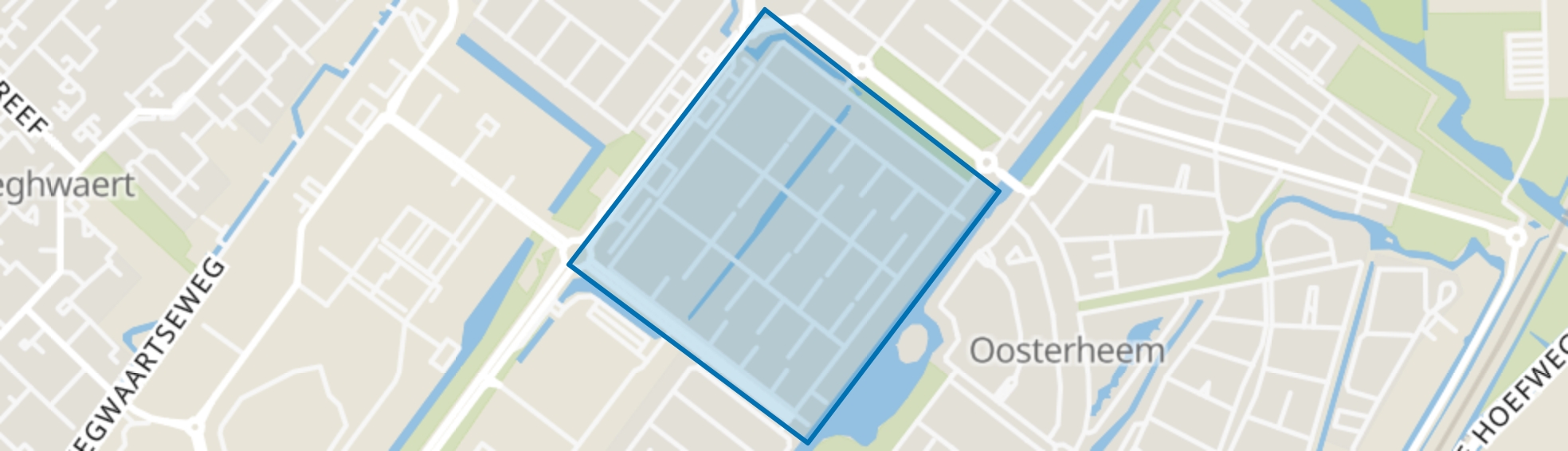 Zuid-Hollandbuurt-Zuidoost, Zoetermeer map