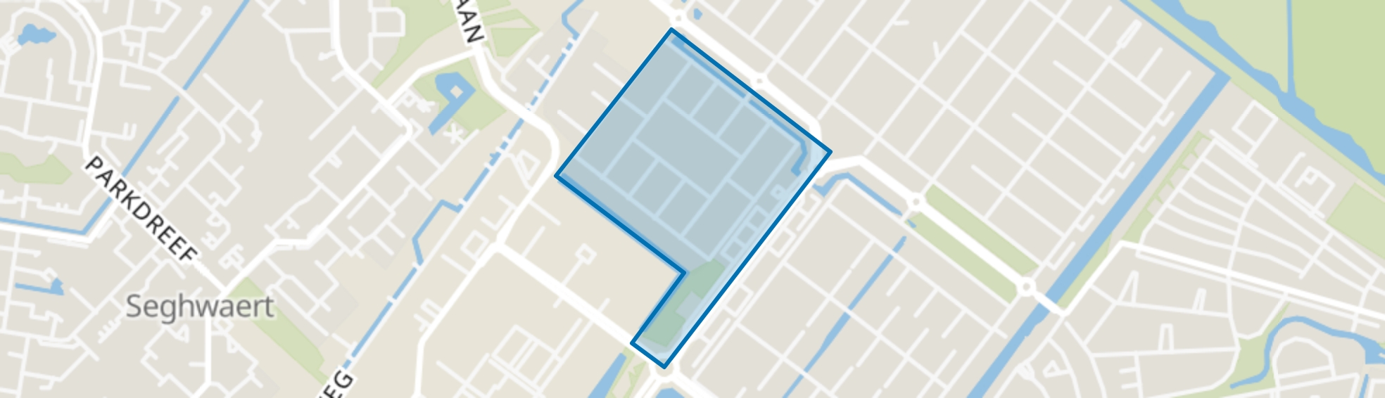 Zuid-Hollandbuurt-Zuidwest, Zoetermeer map