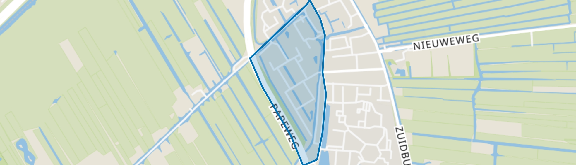 Bloemenweide, Zoeterwoude map