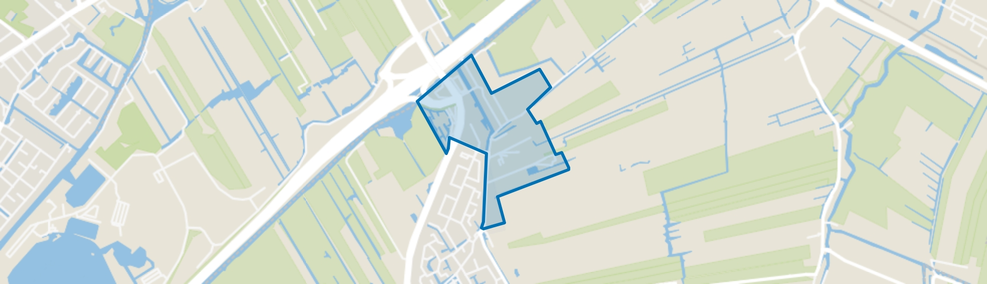 Dorp Noord, Zoeterwoude map