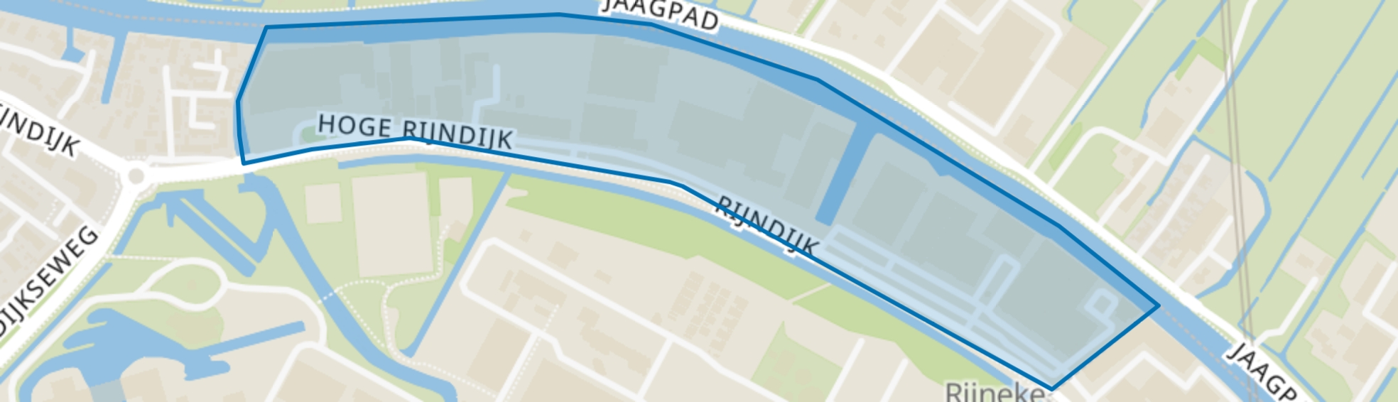 Oosthoek, Zoeterwoude map
