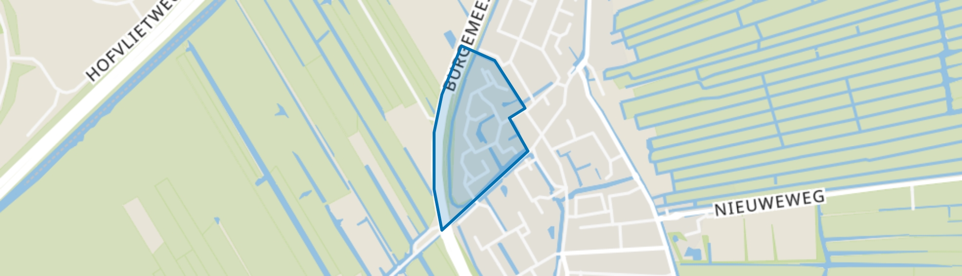 Vogelweide, Zoeterwoude map