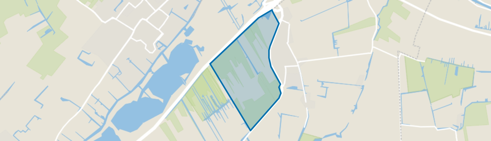 Westeinde, Zoeterwoude map