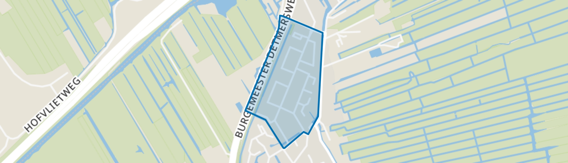 Westwout, Zoeterwoude map