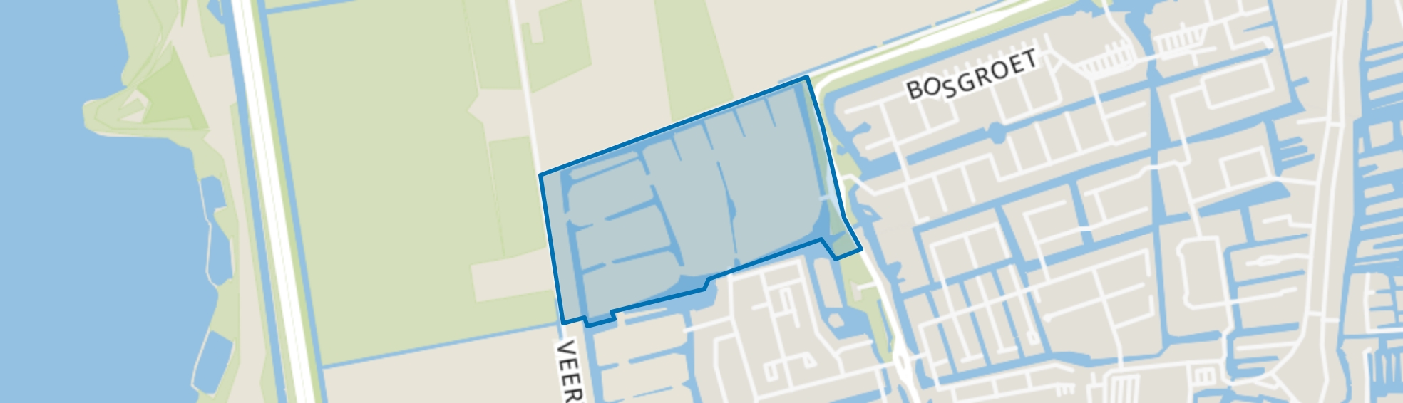 Westerdel Noord, Zuid-Scharwoude map