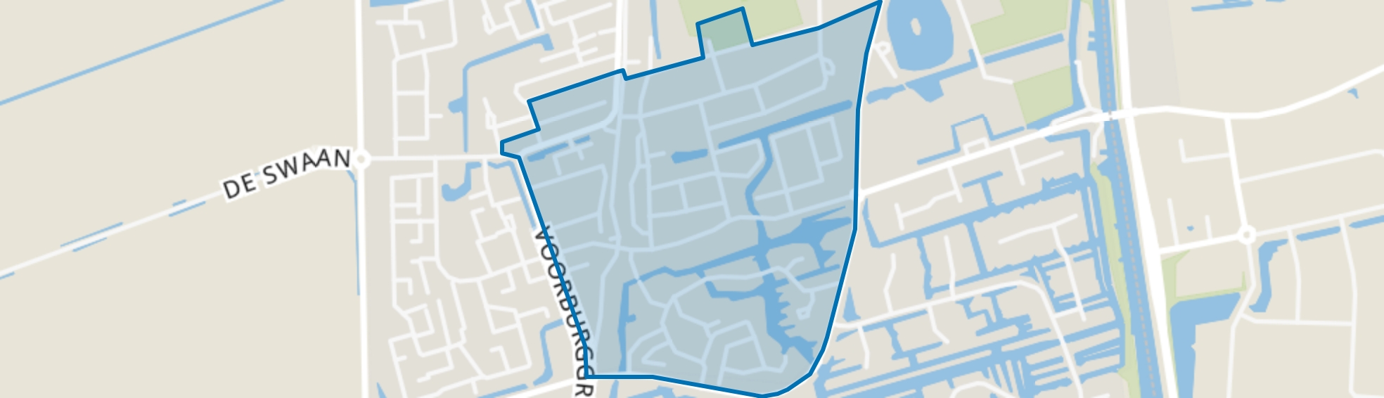 Zuid-Scharwoude Oost, Zuid-Scharwoude map