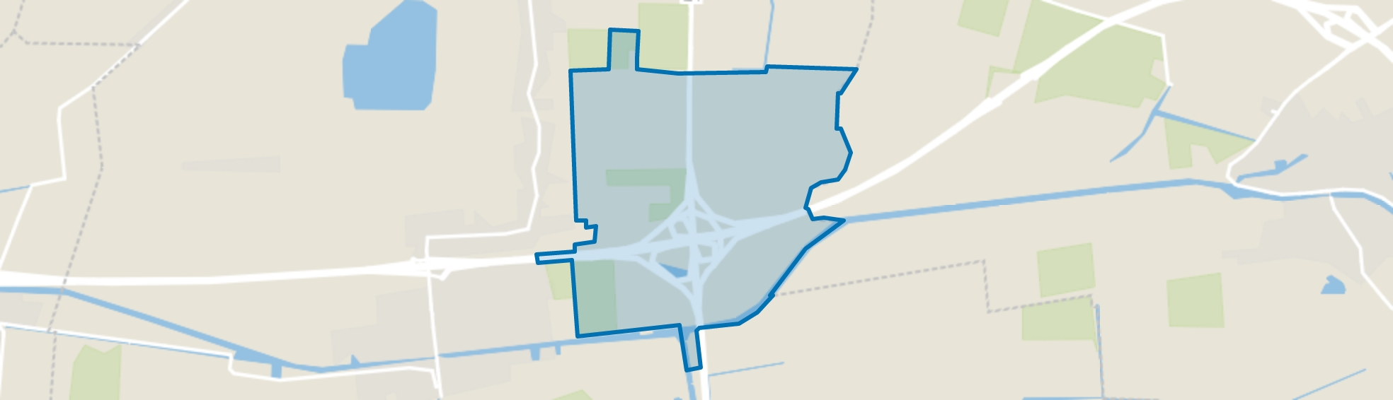 Zuidbroek Buitengebied oost, Zuidbroek map