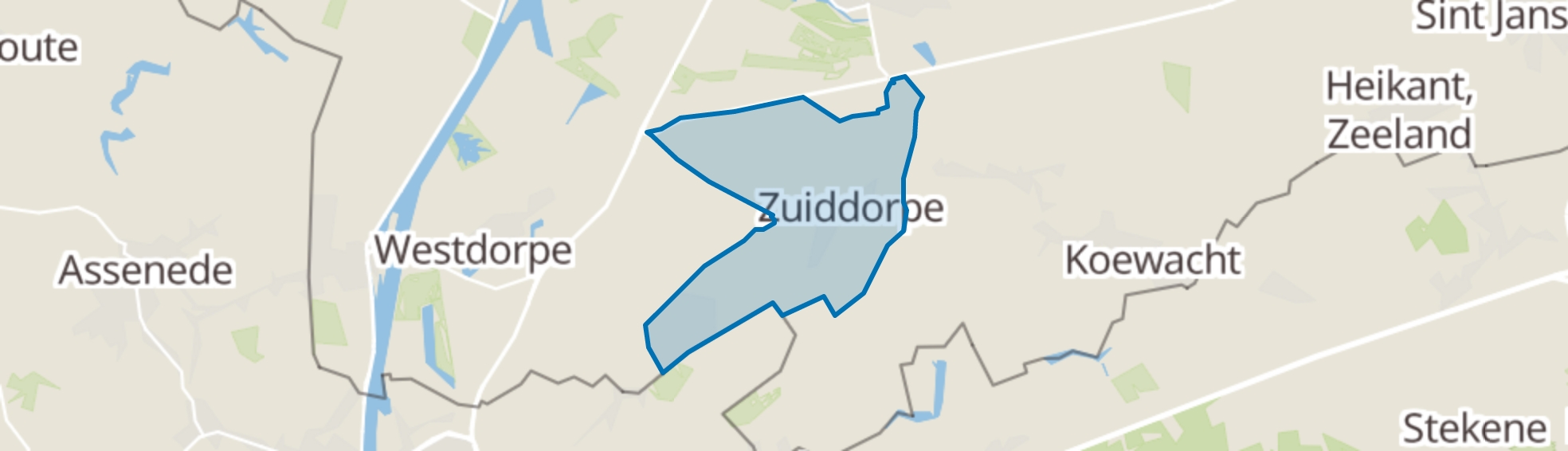 Zuiddorpe map
