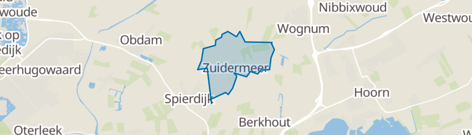 Zuidermeer map