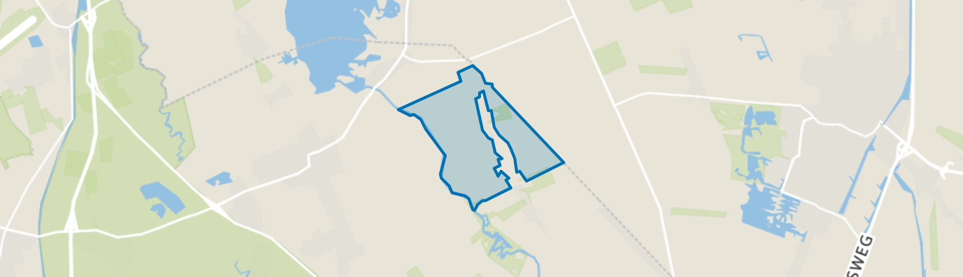 Verspreide huizen Zuidlaarderveen, Zuidlaarderveen map