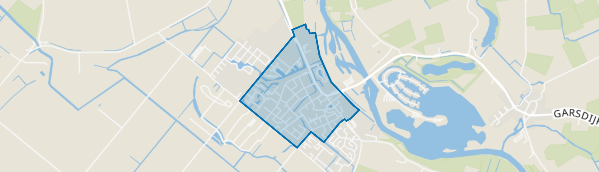 Kern Zuidland, Zuidland map