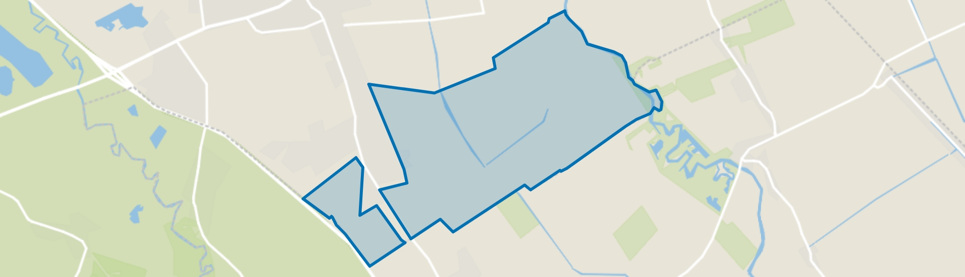 Verspreide huizen Schuilingsoord, Zuidlaren map