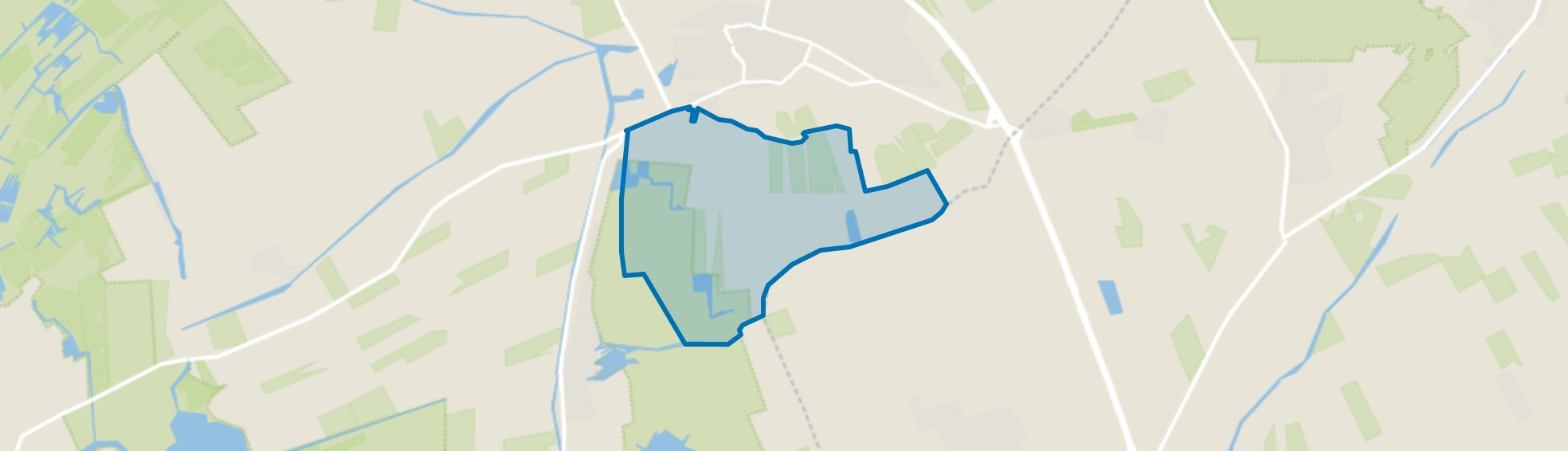 Buitengebied Zuidveen, Zuidveen map