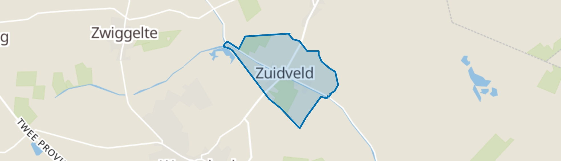 Zuidveld map