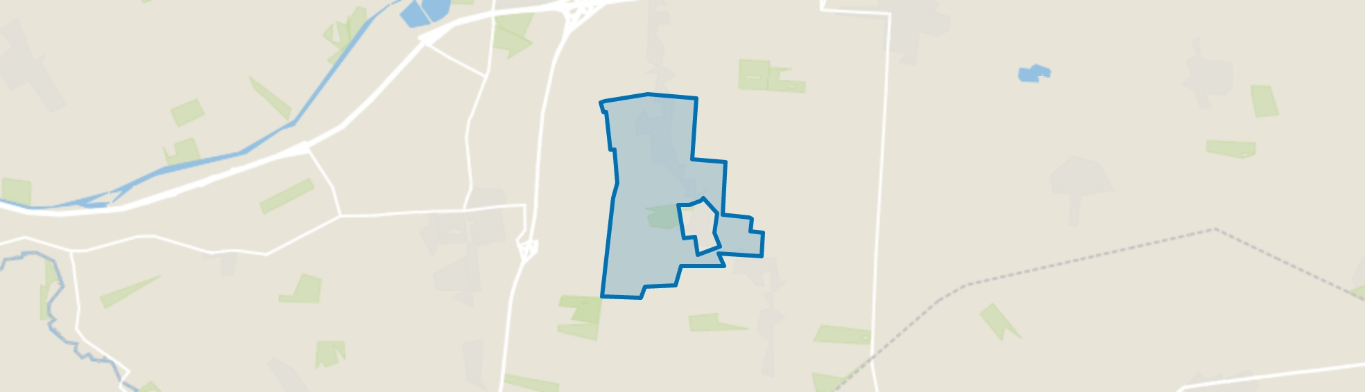 Verspreide huizen Alteveer, Zuidwolde (DR) map
