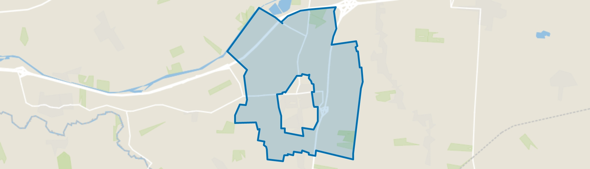 Verspreide huizen Zuidwolde, Zuidwolde (DR) map