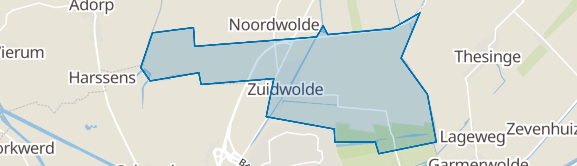 Zuidwolde (GR) map