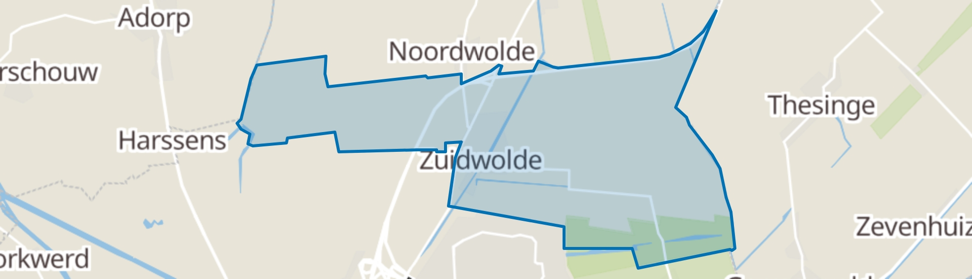 Zuidwolde (GR) map