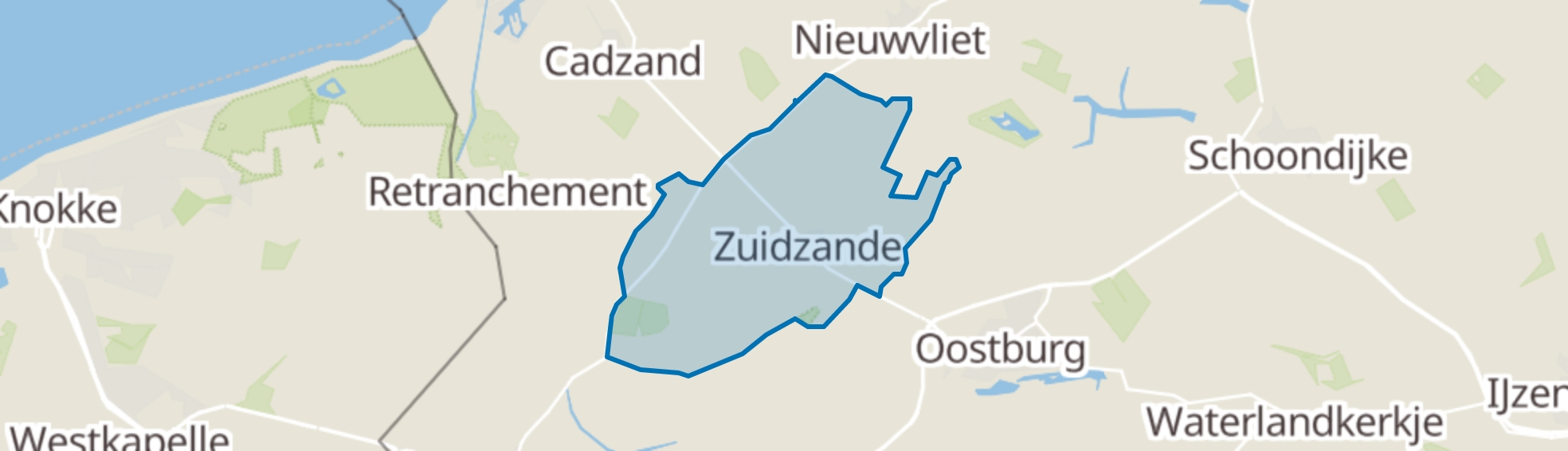 Zuidzande map