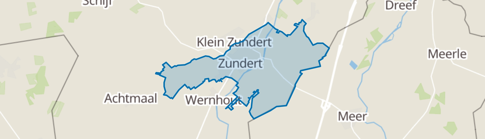 Zundert map