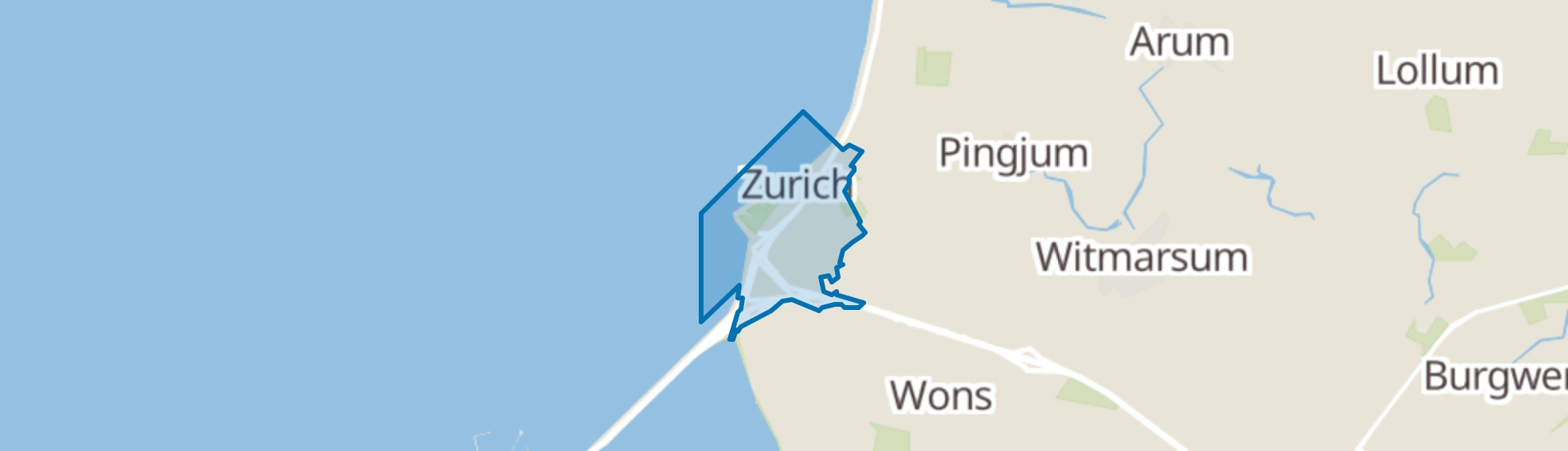 Zurich map