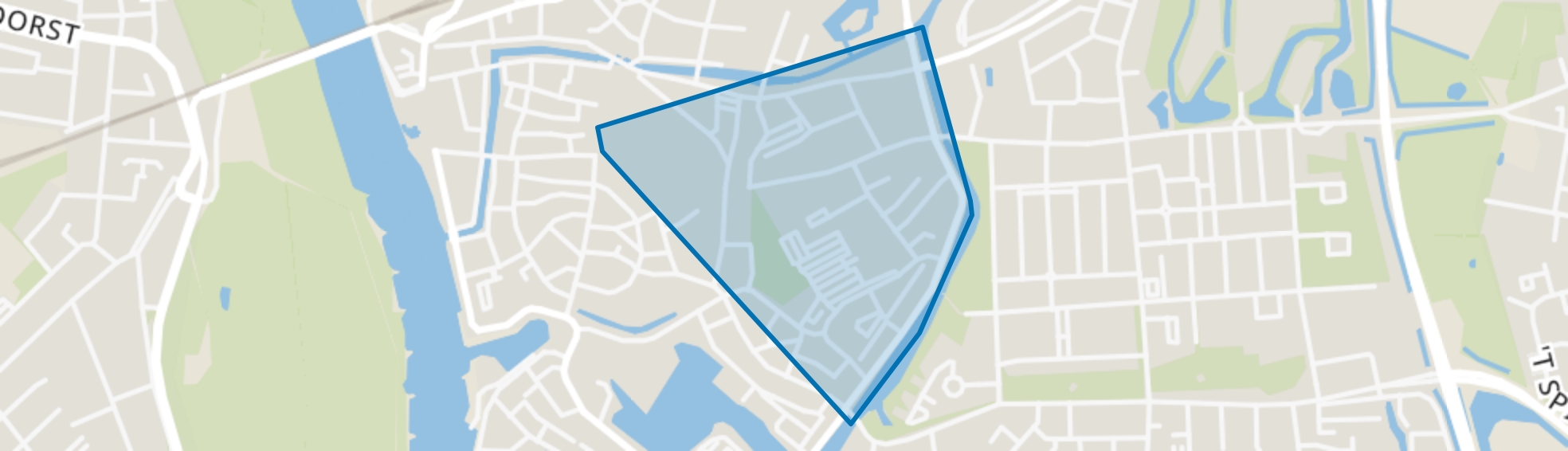 Laarstraat en omgeving, Zutphen map