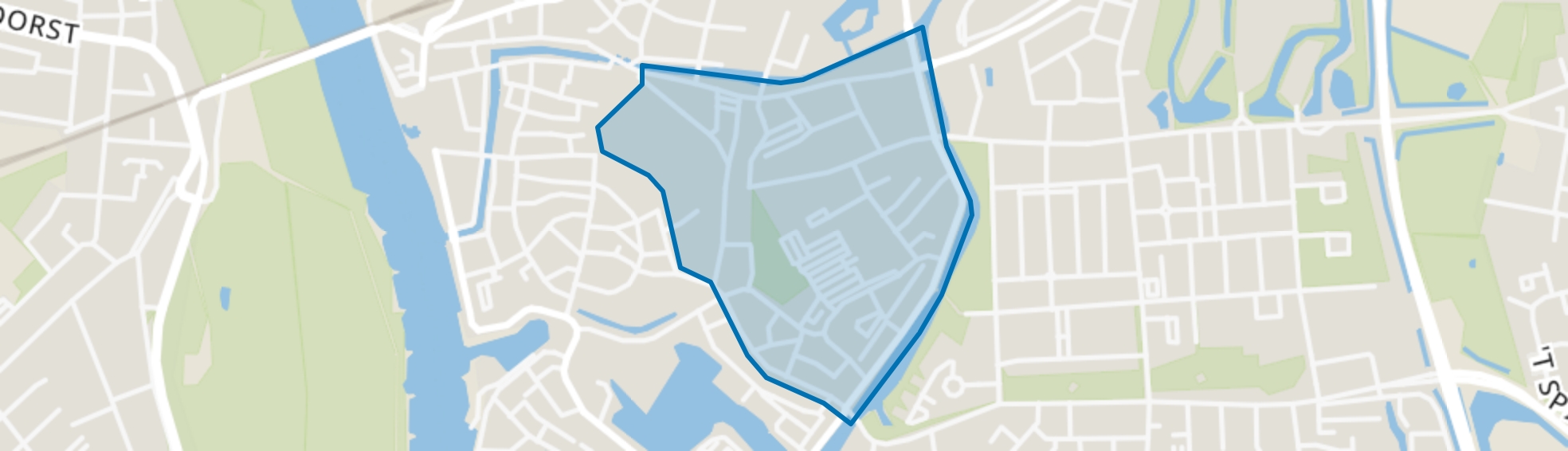 Laarstraat en omgeving, Zutphen map