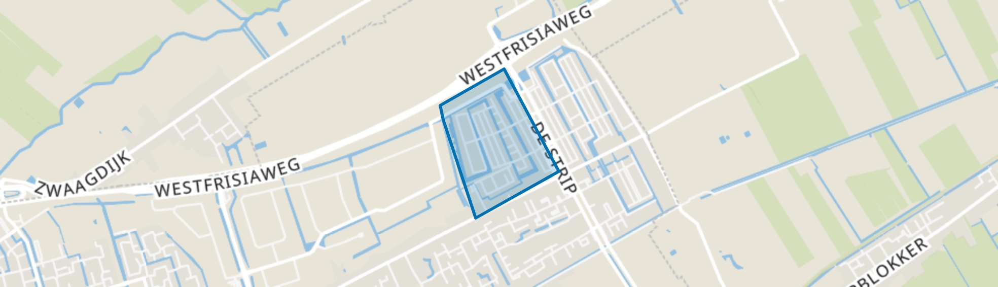 Bangert en Oosterpolder - Buurt 35 01, Zwaag map