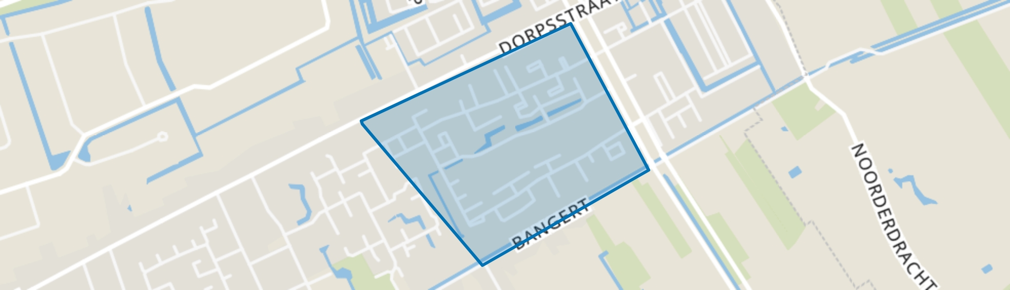 Bangert en Oosterpolder - Buurt 35 03, Zwaag map