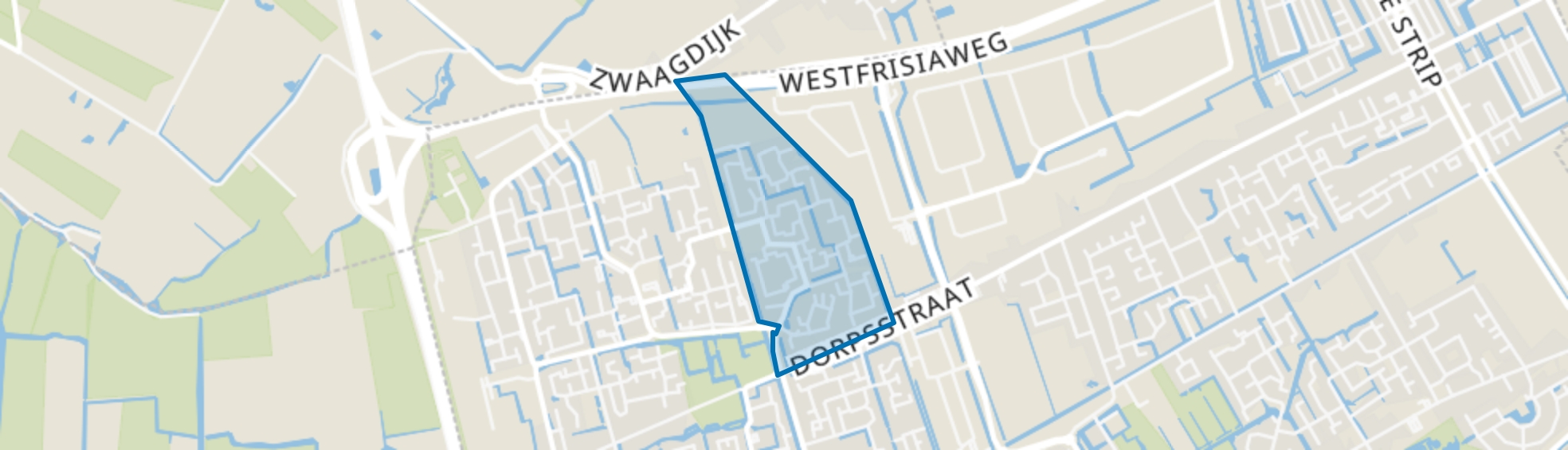 Risdam-Noord - Buurt 21 00, Zwaag map