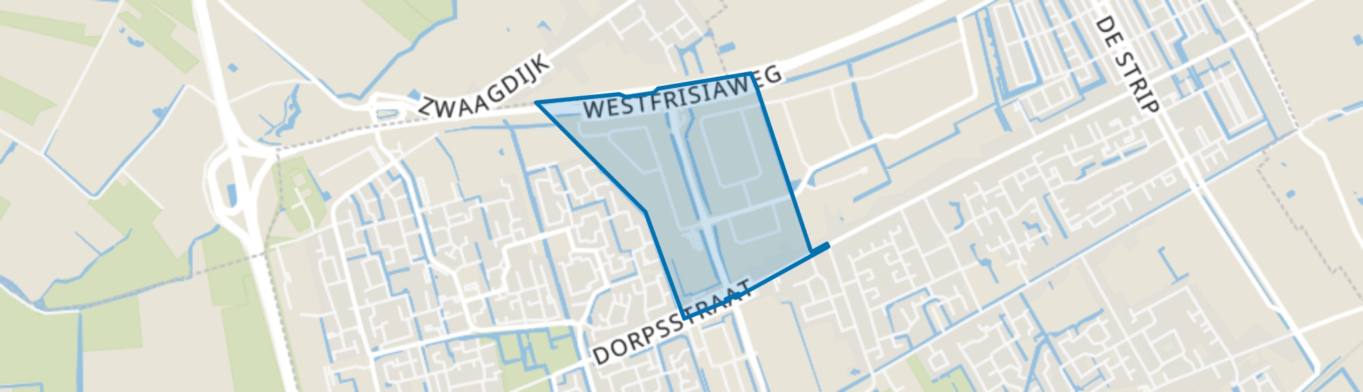 Zwaag - Buurt 30 04, Zwaag map