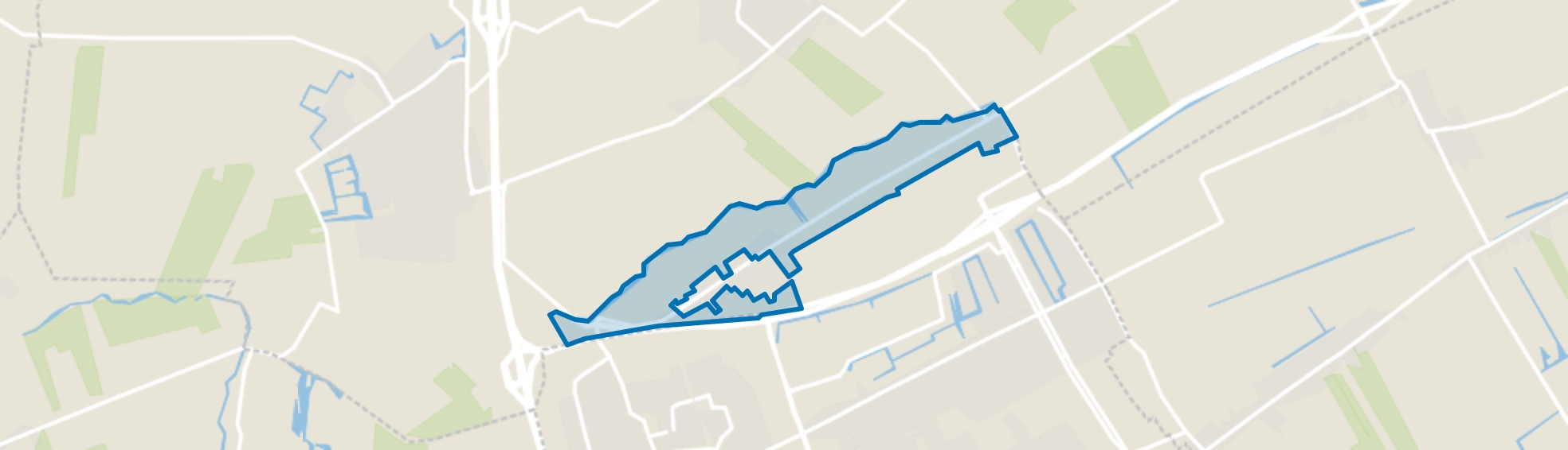 Zwaagdijk-West Buitengebied, Zwaagdijk-West map