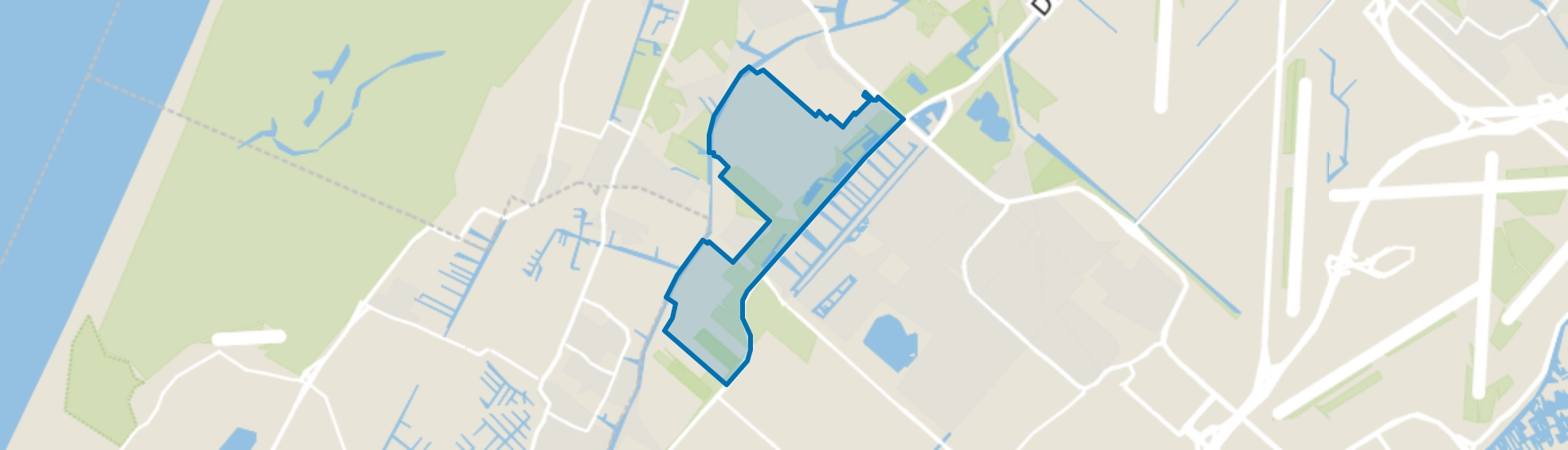 Zwaanshoek Omgeving, Zwaanshoek map