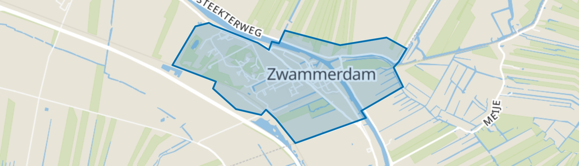 Zwammerdam map