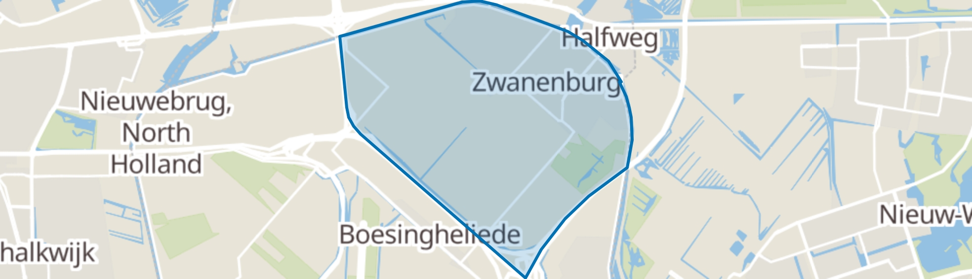 Zwanenburg map