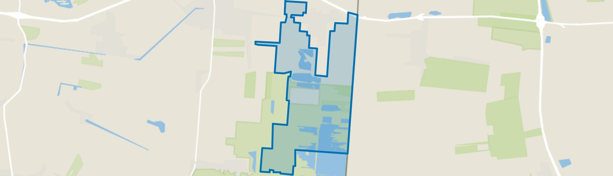 Verspreide huizen Zwartemeer, Zwartemeer map
