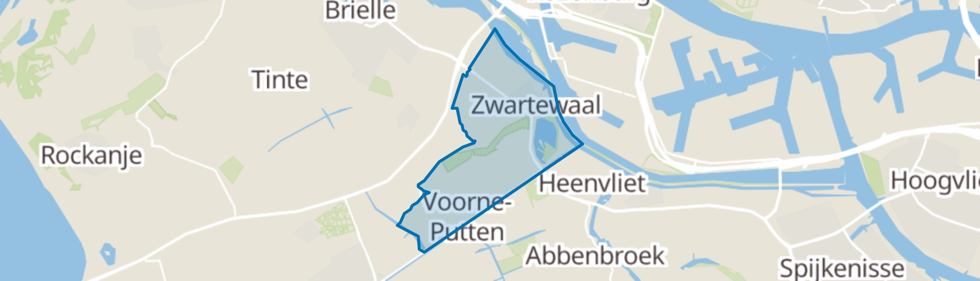 Zwartewaal map