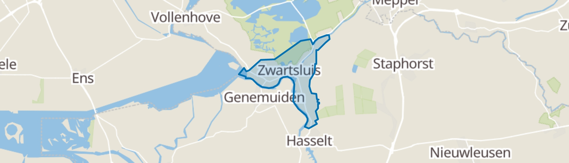 Zwartsluis map