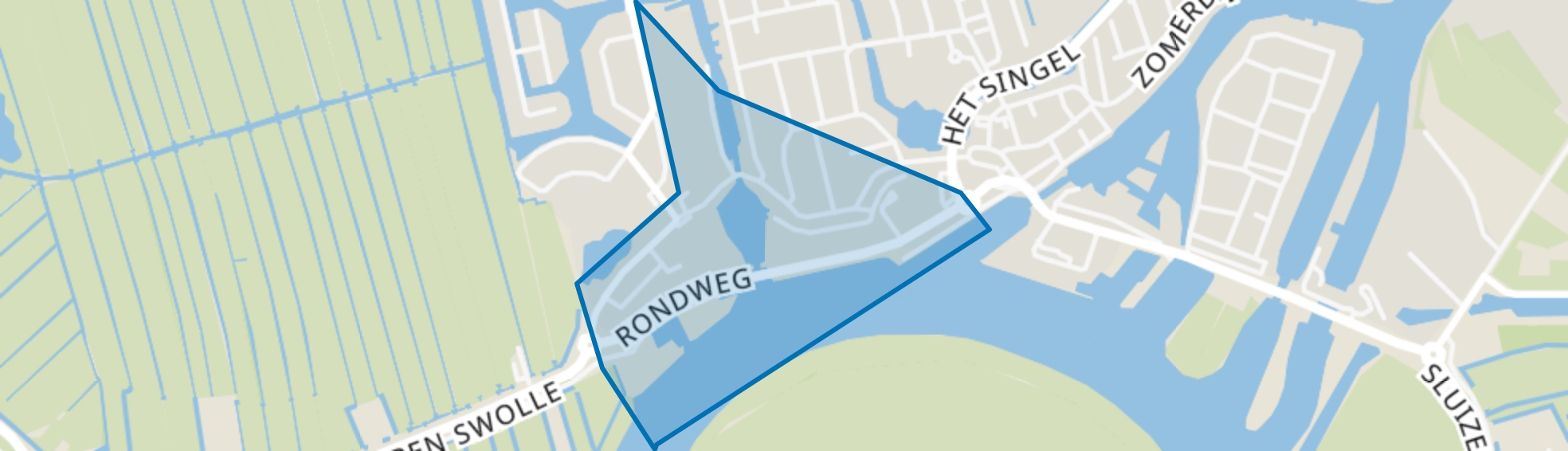 Buitenkwartier, Zwartsluis map