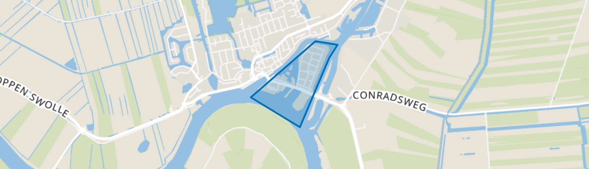 De Nieuwesluis, Zwartsluis map
