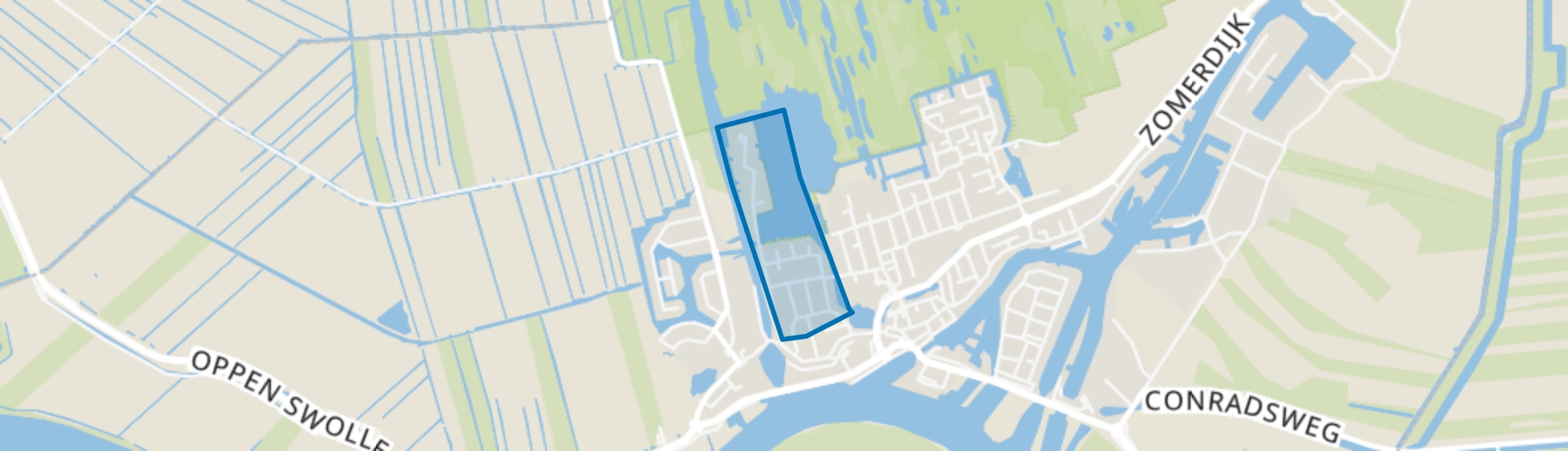 Prinsessenbuurt, Zwartsluis map