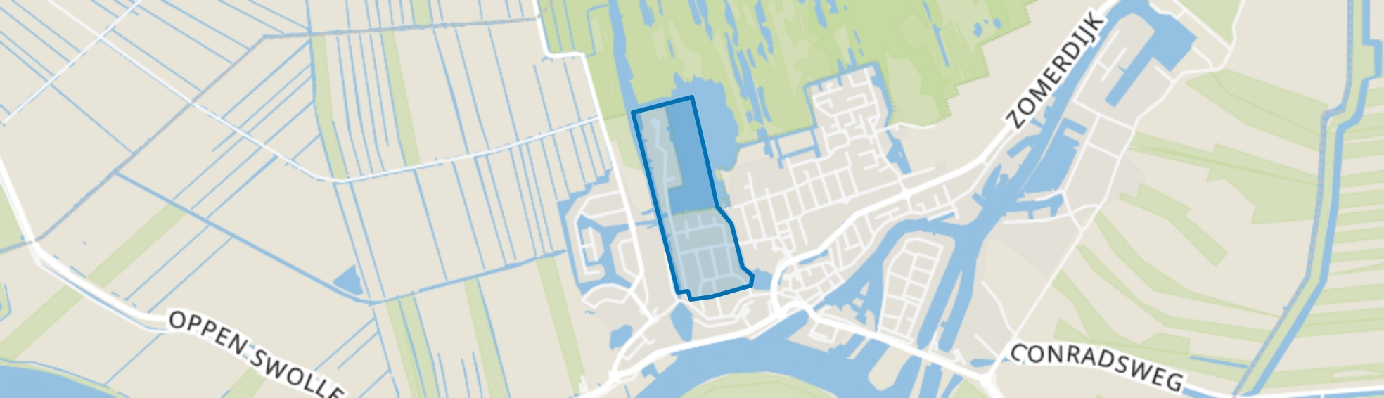 Prinsessenbuurt, Zwartsluis map