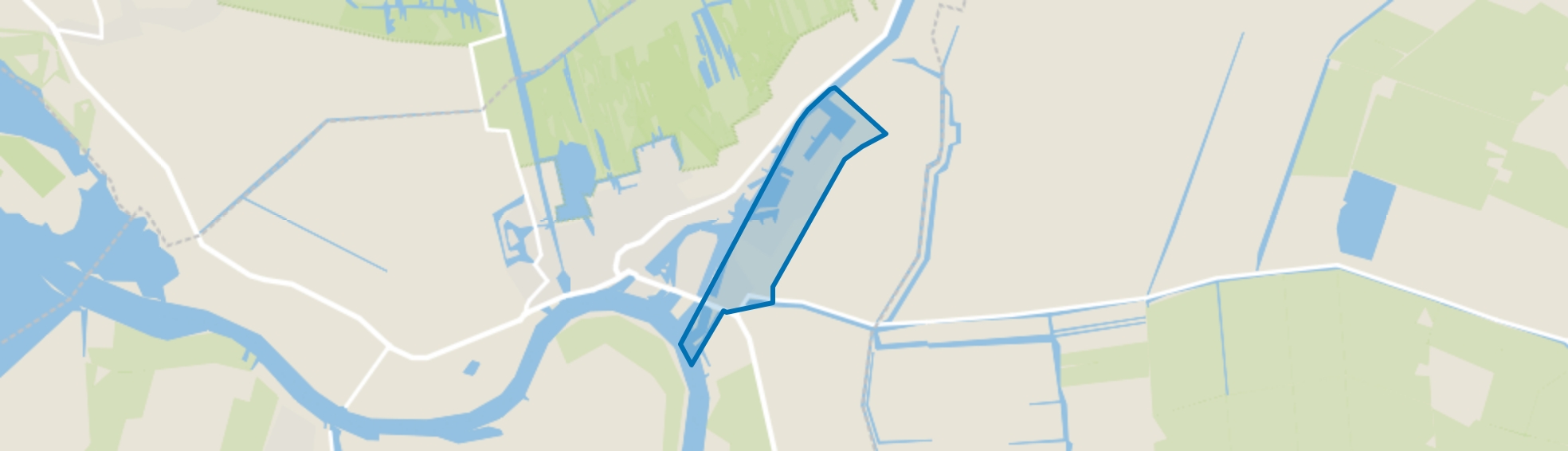 Zwartsluis Industrieterrein, Zwartsluis map