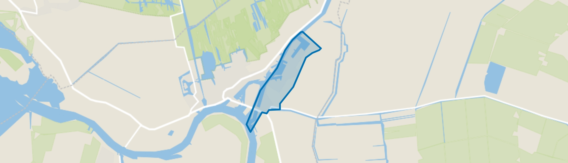 Zwartsluis Industrieterrein, Zwartsluis map