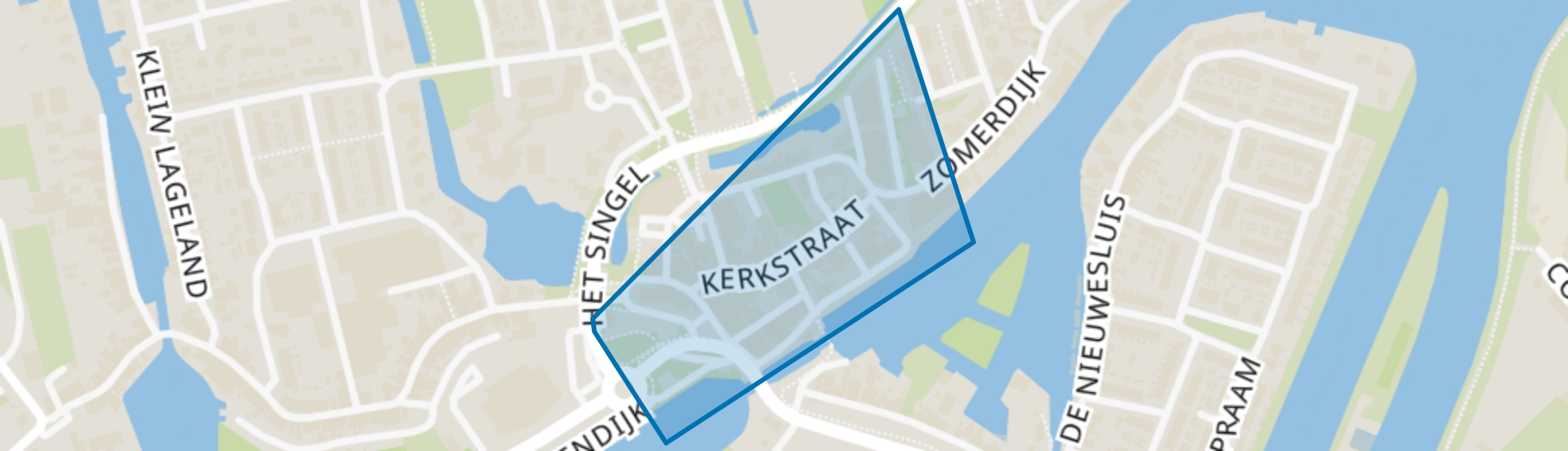 Zwartsluis Kern, Zwartsluis map