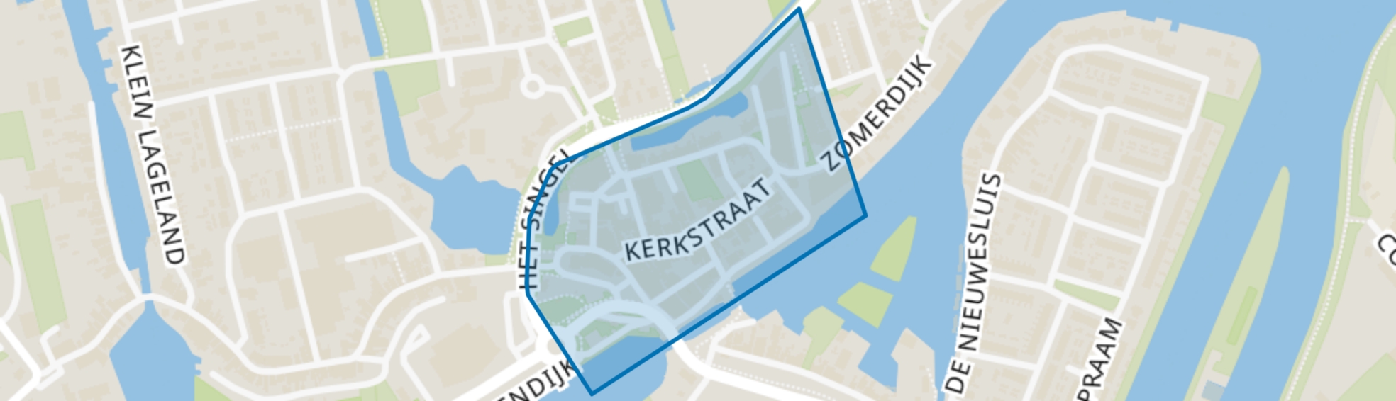 Zwartsluis Kern, Zwartsluis map