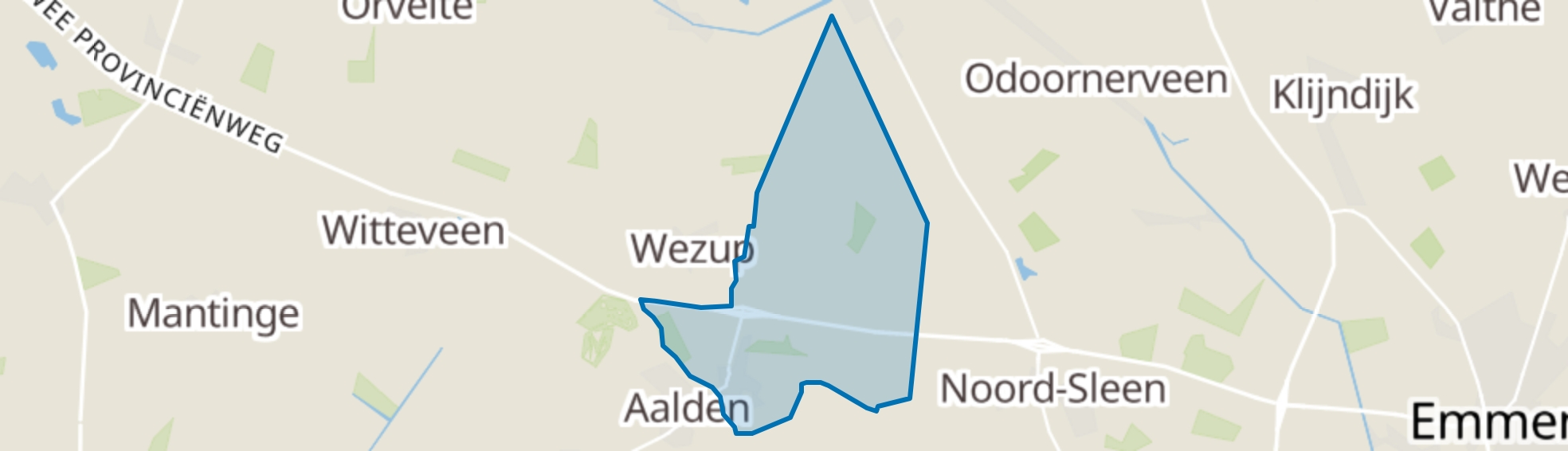 Zweeloo map