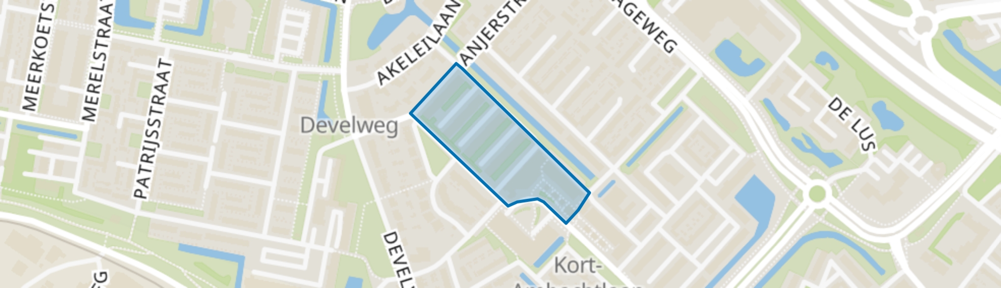 Bloemenbuurt B(egonia) - C(rocus), Zwijndrecht map