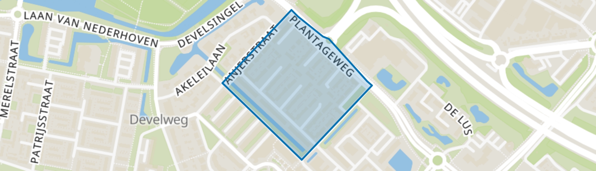 Bloemenbuurt D(ahlia) - G(eranium), Zwijndrecht map